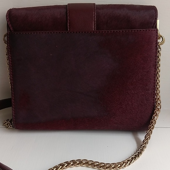 Vince Camuto Burgundy Cowhide shoulder bag - Picture 3 of 8